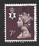 Stamps United Kingdom -  NIMH8 - Isabel II Reina de Inglaterra (NORTE DE IRLANDA)