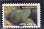 Stamps France -  calabazas verdes