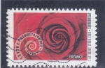 Stamps France -  Dinámicas- rosa roja