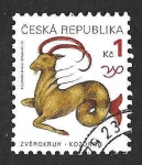 Stamps : Europe : Czech_Republic :  3063 - Símbolo del Zodiaco