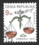 Stamps Czech Republic -  3065 - Símbolo del Zodiaco