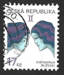 Stamps : Europe : Czech_Republic :  3073 - Símbolo del Zodiaco