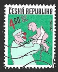 Stamps : Europe : Czech_Republic :  3101 - Tiras Humorísticas de Miroslav Bartak