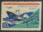 Sellos de Asia - Corea del norte -  Industria pesquera