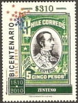 Stamps Chile -  bicentenario, zenteno