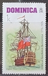 Stamps Dominica -  Veleros - English three-decker - 1782