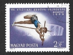 Stamps Hungary -  1793 - Campeonato Europeo de Atletismo. Budapest