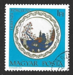 Stamps Hungary -  2172 - Porcelanas Artísticas de la Fábrica 