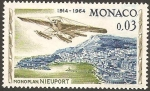 Stamps Monaco -  primer rally aereo, monoplano nieuport