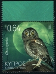 Sellos de Asia - Chipre -  serie- Aves nocturnas de Chipre