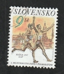 Stamps : Europe : Slovakia :  246 - Mundial de media marathón