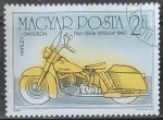Sellos de Europa - Hungr�a -  Motos - Harley-Davidson Duo-Glide, 1960