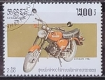 Stamps Cambodia -  Motos - Simsom 1983