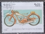 Sellos del Mundo : Asia : Camboya : Motos - Jawa 1932