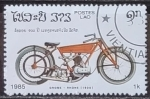 Stamps Laos -  Motos - Gnome-Rhone 1920
