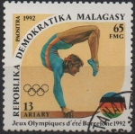 Stamps Madagascar -  Olimpiadas d' verano, Barcelona: Gimnasia