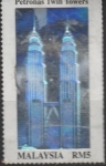 Sellos de Asia - Malasia -  Torres Petronas