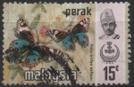 Sellos de Asia - Malasia -  Pensamiento Azul