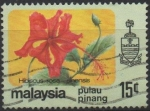 Stamps : Asia : Malaysia :  Hibiscus