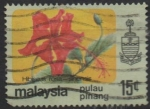 Stamps : Asia : Malaysia :  Hibiscus