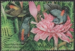 Stamps Malaysia -  Picaflores ventrinaranja
