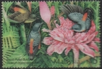 Stamps Malaysia -  Picaflores ventrinaranja