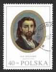 Stamps Poland -  1749 - Auto Retrato de Jan Matejko