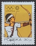 Sellos de Europa - Polonia -  Juegos Olímpicos -1972 Múnich Tiro con arco
