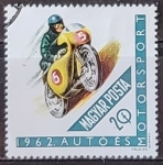 Stamps Greece -  Racing motorcyclist  Carreras de Motor