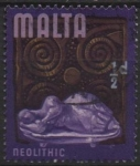 Stamps Malta -  Escultura d' Mujer Durmiente