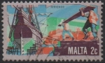 Stamps Malta -  Construcion Naval