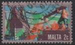 Sellos de Europa - Malta -  Construcion Naval