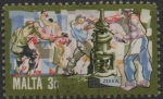Stamps : Europe : Malta :  Acuñador d