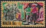 Stamps Malta -  Actores