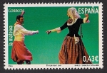 Stamps Spain -  Bailes populares - La mateixa