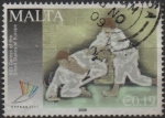 Stamps Malta -  XIII Juegos Deprtivos d' l' pequeños estados d' Europa, Aland: Judo
