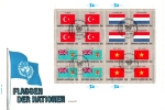 Sellos de America - ONU -  Banderas países miembros