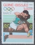 Stamps Guinea Bissau -  Juegos Olímpicos de verano Barcelona 92 Atletismo