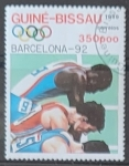 Stamps Guinea Bissau -  Juegos Olimpicos de verano Barcelona 92 Atletismo