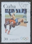 Stamps Cuba -  Juegos Olímpicos de verano 1984 Los Angeles - Artes Marciales 