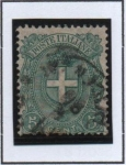 Stamps Italy -  Escudo d' Armas d' Savoy
