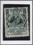 Stamps Italy -  Simbolos d' Ejercito, la Armada y Fuerzas Aéreas