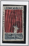 Stamps Italy -  Centenario d' Nacimiento Leoncavallo