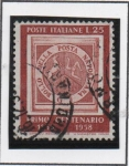 Stamps Italy -  Centenario d' l' Sellos d' Napoles
