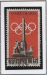 Stamps Italy -  Juegos Olímpicos Roma'60, fuente d' Dioscuros