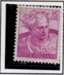 Stamps Italy -  Diseños d' l' Capilla Sixtina; Joel
