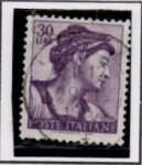 Stamps Italy -  Diseños d' l' Capilla Sixtina; Eritra Sybil
