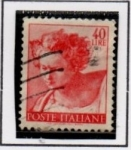 Stamps Italy -  Diseños d' l' Capilla Sixtina; Daniel