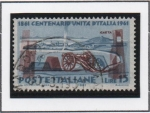 Stamps Italy -  Cet. d' l' Unificacion d' Italia, Cañón y fortaleza d' Gaeta