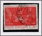 Stamps Italy -  50 Anv. d' l' muerte d' Giovanni Pascoli